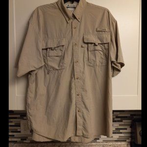 Columbia PFG button down fishing shirt